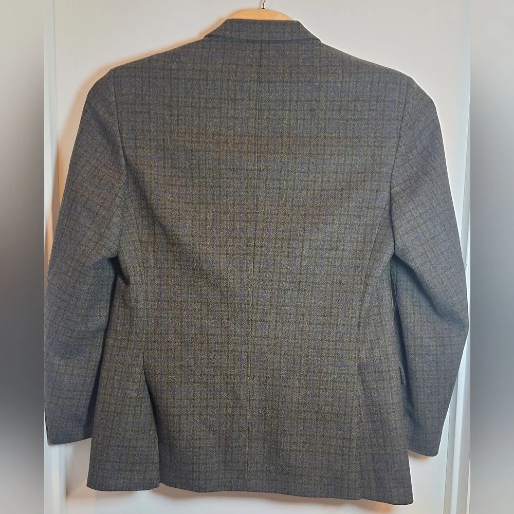 Brooks Brothers Men’s Regent Fit Size 44L Sports Coat‎ Blazer Wool Green Plaid